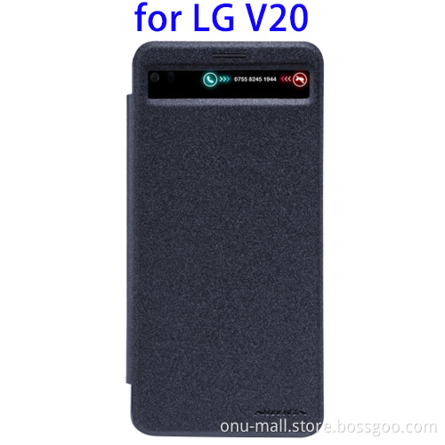 NILLKIN Horizontal Flip Leather Customized Mobile Phone Case For LG V20 Case